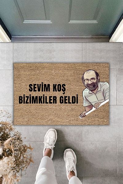 Dormot Home Modern Digital Printed Floor Mat - Brown Cemil and Sevim Running Mat
