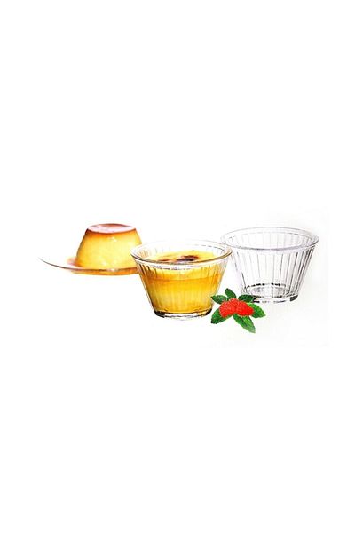 Paşabahçe 53298 6-Piece Cream Caramel Bowl - 9 cm