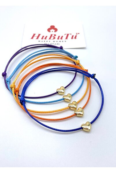 Concept HuBuTU 5'li Arkadaşlık Dilek Sevgi Şans Ip Bileklik Seti