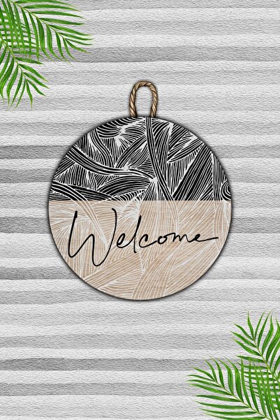 Dormot Home Ornament Modern pentru Ușă - Imprimare Digitală Pe Lemn - Ornamen...