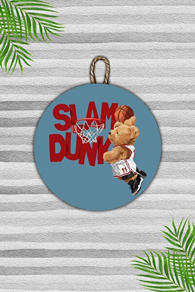 Dormot Home Μοντέρνο Μπλε Ξύλινο Στολίδι Πόρτας - Slam Dunk Outdoor Door Susu