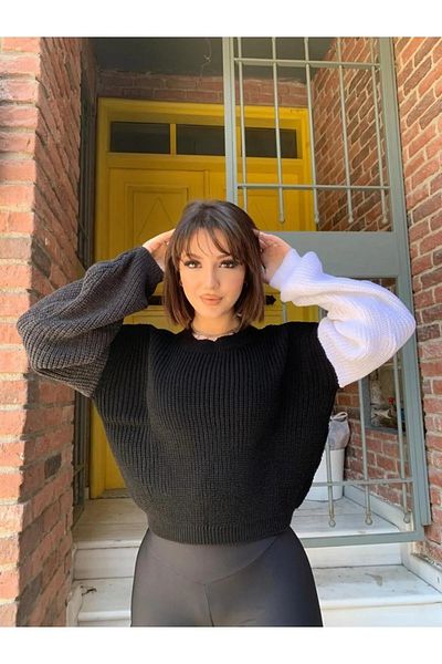 The Grey Pulover de damă cu dungi Crop Knit Thessaloniki