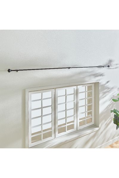 Home Box قضيب ستارة مفرد قابل للتمديد من Quala مقاس 16 مم - 110-320 سم