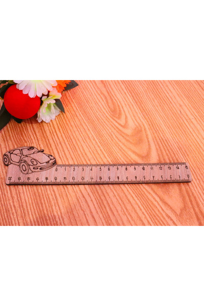 Rapithwin 20 cm Children's Ruler with Car Figure