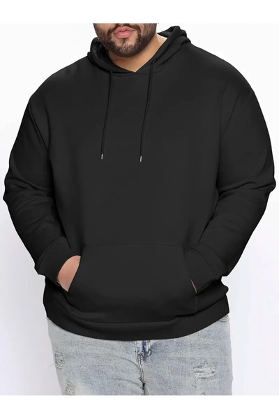 EYAX MODA Hanorac cu glugă pentru bărbați - Potrivire relaxată