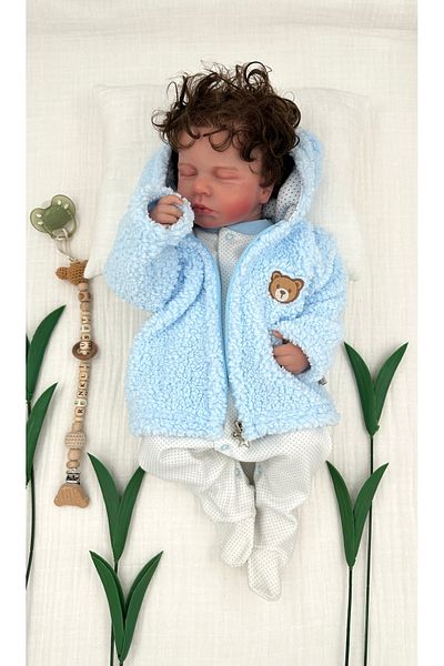 PATSAN Wellsoft Plush Fleece Baby Cardigan - Hooded and Zippered Winter Seasonal