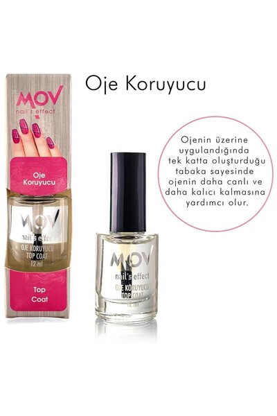 Miniso Mov Oje Koruyucu Top Coat