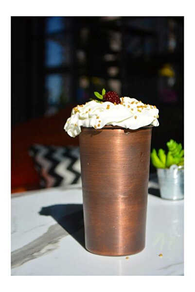 Bakır Concept Copper Cup Long Model Oxide Color