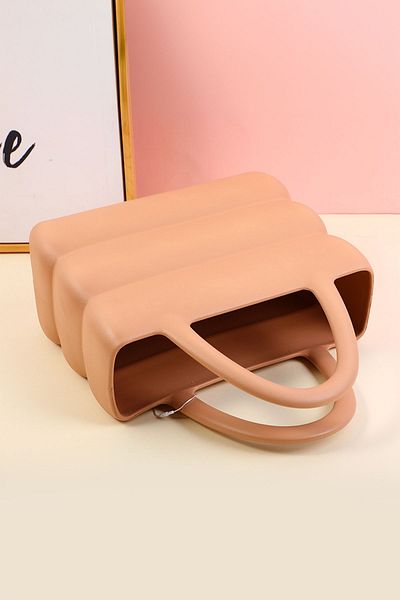 YOYOSO Кафява PVC чанта за през рамо