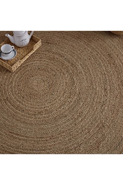Home Box Natura Hand Braided Jute Rug - 200 cm