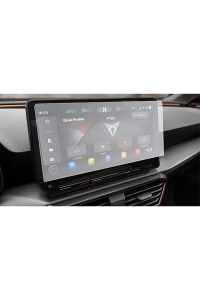 Engo Cupra Leon 10 Inch - Transparent Multimedia Matte Screen Protector