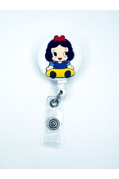 odaburada Cotton Princess Figured Yoyo Collar Card Holder