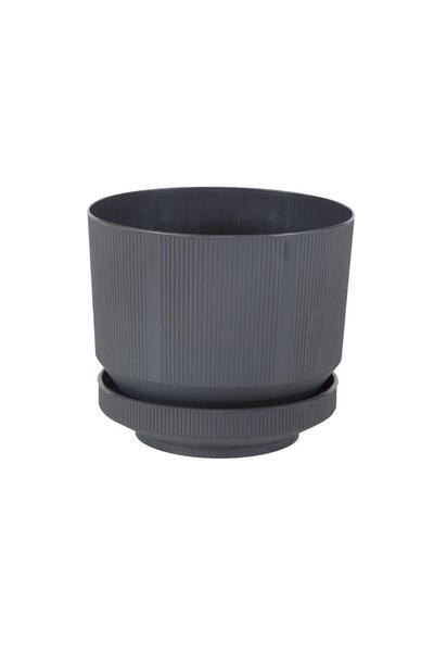 SERİNOVA Serinova Lüks Çizgili Desenli Saksı 3.3 Lt