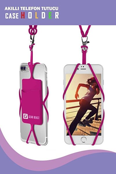 Arma House Pink Strap Phone Case Compatible with All Phones