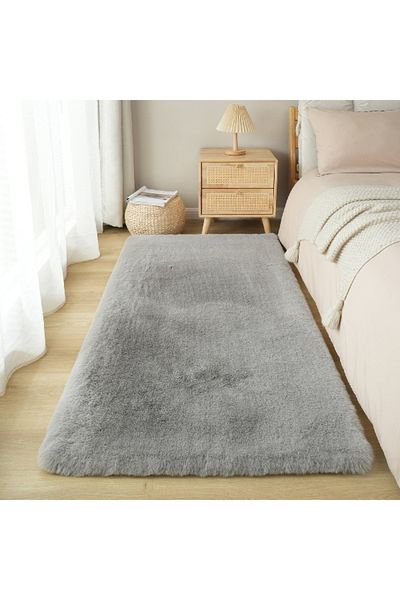 Home Box Luxy Bliss Premium Faux Rabbit Fur Rug - 80x150 cm