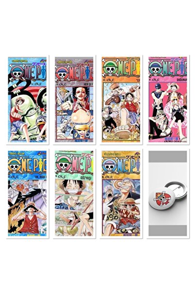 Gerekli Şeyler One piece 8-9-10-11-12-13-14 manga seti (Rozetli)