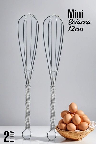 Transformacion Sciacca Mini Whisk Steel 2 pieces