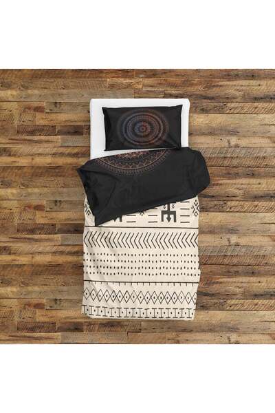 The Lucid Lab Двосторонній комплект постільної білизни Dark Mandala & Light A...