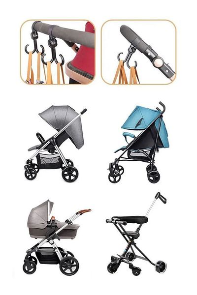 Transformacion 2 Pcs Baby Stroller Hanger - Market Bike T. Chair Hanger 720804