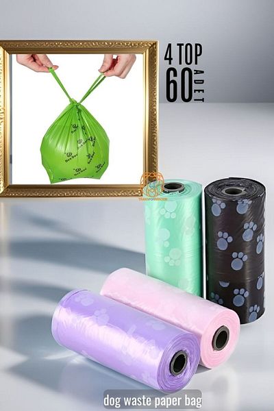Transformacion 60 Pieces Animal Poop Bags