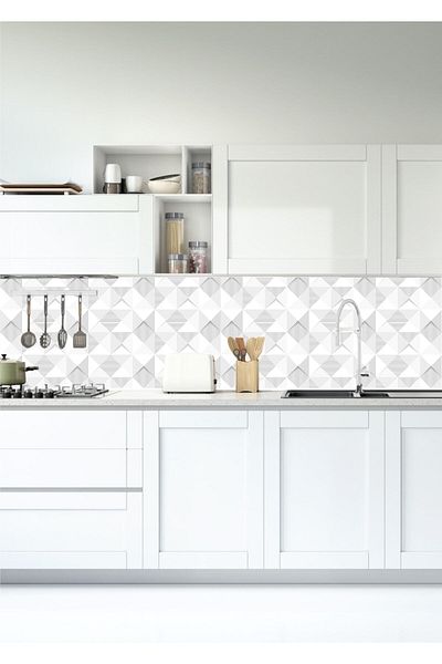 ENGINPRINT UV Printing - Kitchen Countertop Tile Foil Covering Sticker