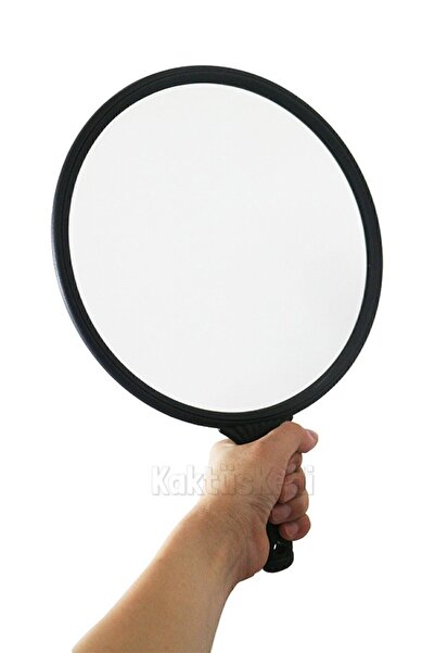 KaktüsKedi Profesyonel Yuvarlak El Ve Makyaj Aynası