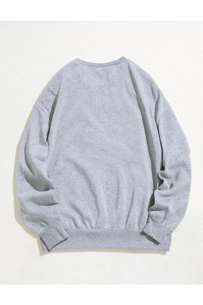 AFROGİYİM Übergroßes Happiness-Sweatshirt für Damen