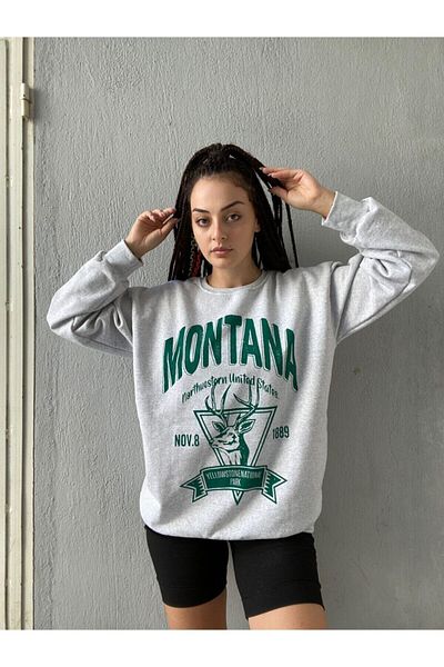 AFROGİYİM Μακρυμάνικη κουκούλα Montana Unisex