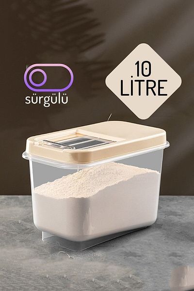 Transformacion Insignia Food Pulses Storage Box 10 Lt Cream
