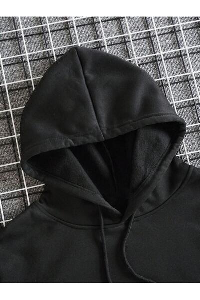 AFROGİYİM Unisex Μπροστά Πίσω 1997 World Printed Oversize Hoodie