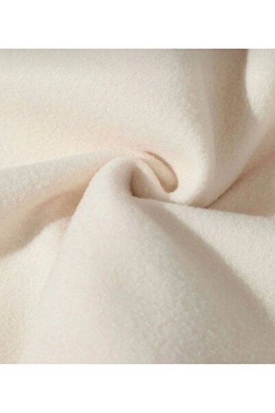 AFROGİYİM Φούτερ με κουκούλα Unisex Μπεζ Happiest με στάμπα μεγάλου μεγέθους