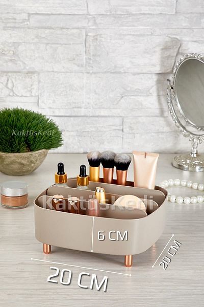 KaktüsKedi Stjarna 4 θέσεων Cosmetic Organizer Επιτραπέζιο κοσμήματα και μακιγιάζ