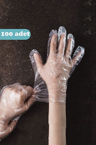 MasterCare 100 Pieces of Disposable Transparent Gloves in 1000 Areas717561