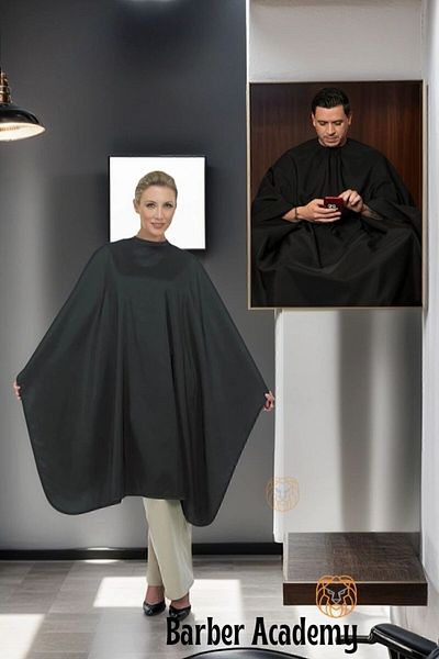 Transformacion Hair Cutting Apron Unisex BLACK