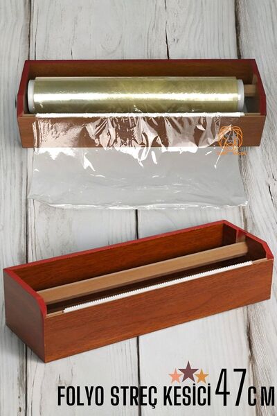 Transformacion Streç Film Kesici Ahşap Streçlik Folyo Ve Streç Film Kesici 47...