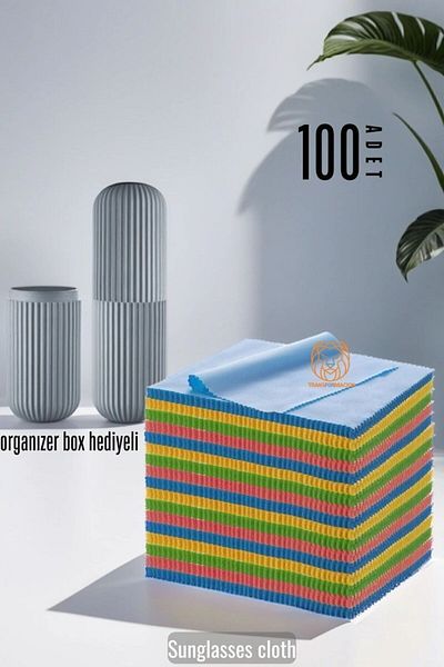 Transformacion Promotional Wiping Cloth and Glasses Organizer Box - 100 AD with Gift
