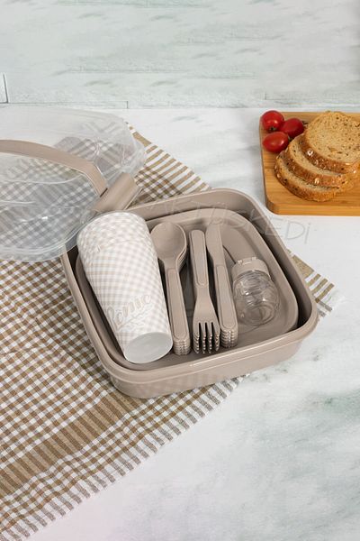 KaktüsKedi 32 Piece 6-Person Picnic Set