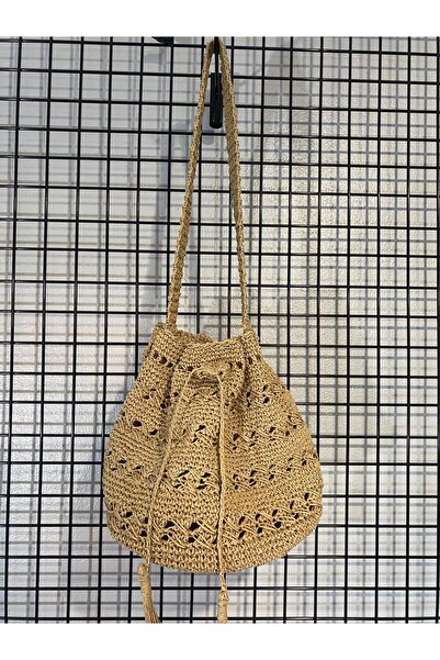 wonnstore Kadın Hasır Omuz Çantası