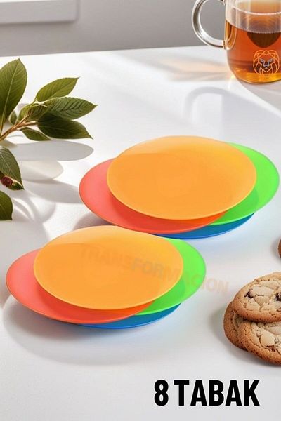 Transformacion 718037 Model 8 PCS Plate Set