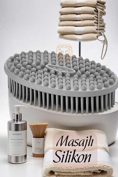Transformacion Massage Silicone Bath Brush Nuage Design