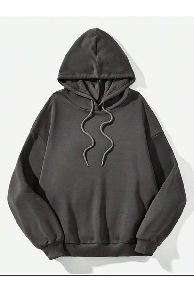 AFROGİYİM Unisex Spider Web Back Printed Oversize Hoodie