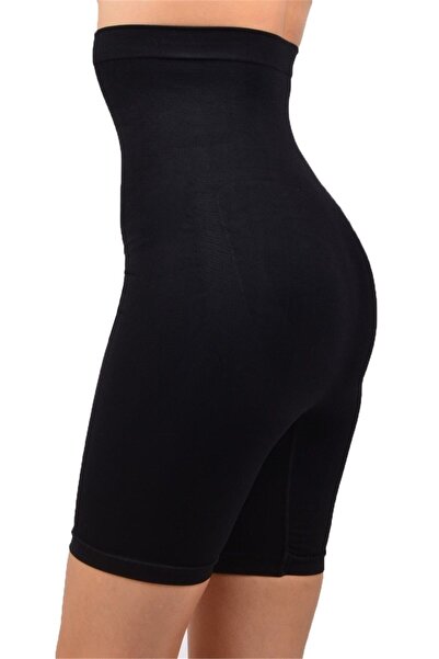 bejamonti chocolate baby kids Black Women's Corset - Belly and Leg Enhancer with Legs