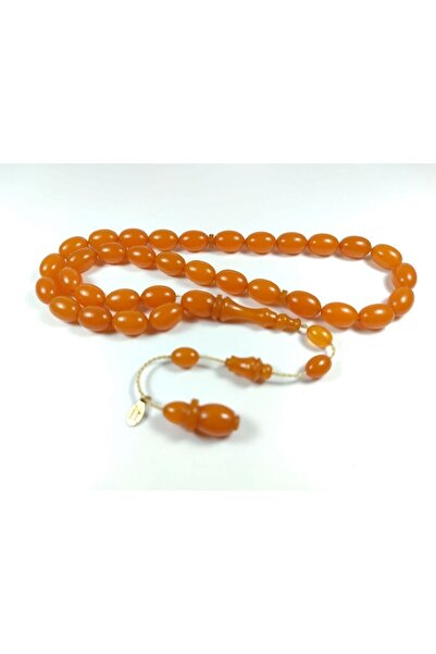 İskeçe Tesbih Halil Hilmi Master - Signed Sealed Dice Amber Certificate No 2635