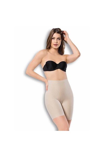 Momslab High Waist Laser Cut Non-Mark Corset - Navy Blue, Black, 2001