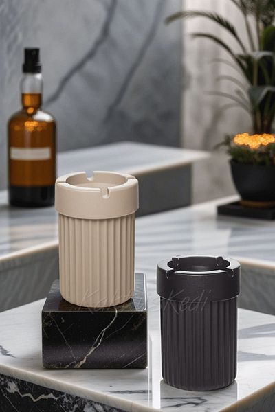 KaktüsKedi Set of 2 Unscented Ashtray