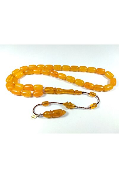 İskeçe Tesbih Халил Хилми Уста - 0.6 мм прозрачно пробито, изстискано кехлиба...