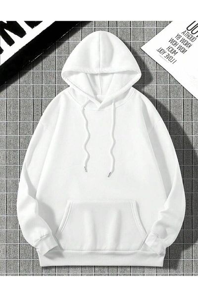 AFROGİYİM Unisex Faded New York Back Printed Oversize Hoodie