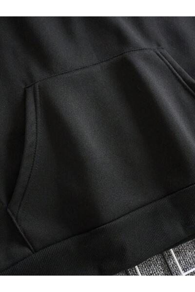 AFROGİYİM Unisex Μπροστά Πίσω 1997 World Printed Oversize Hoodie