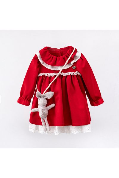 Cumino Carol Baby Girl Dress with Toys