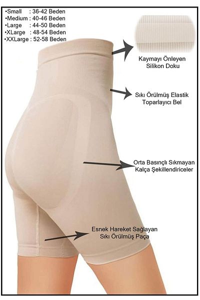 Momslab Skin Color Seamless Recovery Silicone Women's Corset - Size 1 Reducing